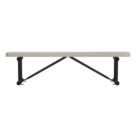 Bench w/o Back, Surface Mount, 6ft., Sndstn MPN:B6XPSM-SANDSTONE