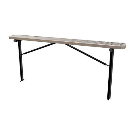 Bench w/o Back, Ingroud Mount, 8ft., Beige MPN:B8XPIG-BEIGE