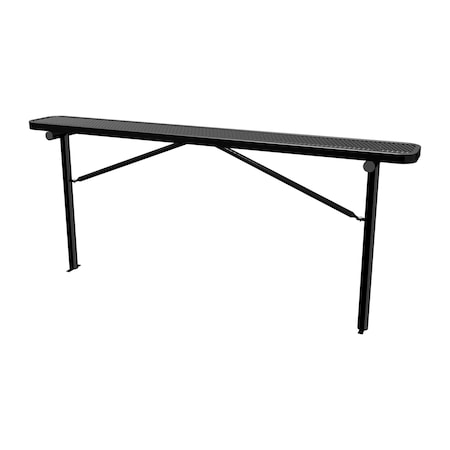 Bench w/o Back, Ingroud Mount, 8ft., Black MPN:B8XPIG-BLACK