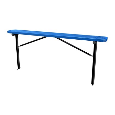 Bench w/o Back, Ingroud Mount, 8ft., Blue MPN:B8XPIG-BLUE