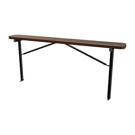 Bench w/o Back, Ingroud Mount, 8ft., Brown MPN:B8XPIG-BROWN
