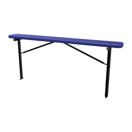 Bench w/o Back, Ingroud Mount, 8ft., Navy MPN:B8XPIG-NAVY