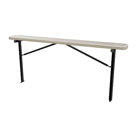 Bench w/oBack, IngroudMount, 8ft, Sandstone MPN:B8XPIG-SANDSTONE
