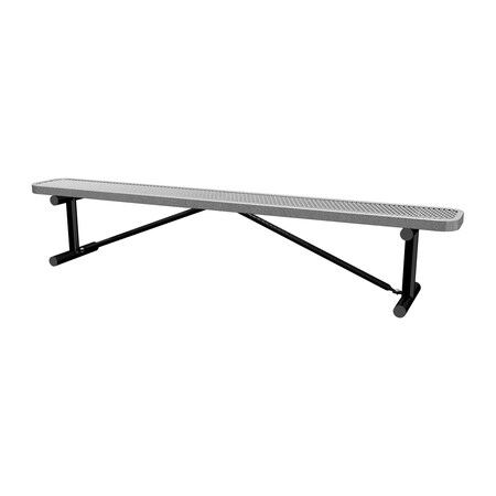 Portable, Bench w/o Back, 8ft., Granite MPN:B8XPP-GRANITE