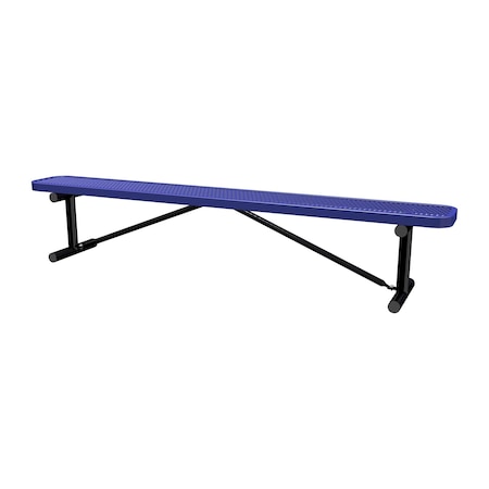 Portable, Bench w/o Back, 8ft., Navy MPN:B8XPP-NAVY