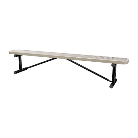 Portable, Bench w/o Back, 8ft., Sandstone MPN:B8XPP-SANDSTONE