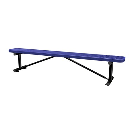 Bench w/o Back, Surfce Mount, 8ft., Navy MPN:B8XPSM-NAVY
