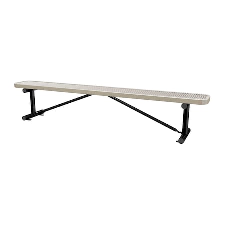 Bench w/oBack, Surfce Mount 8ft, Sandstone MPN:B8XPSM-SANDSTONE