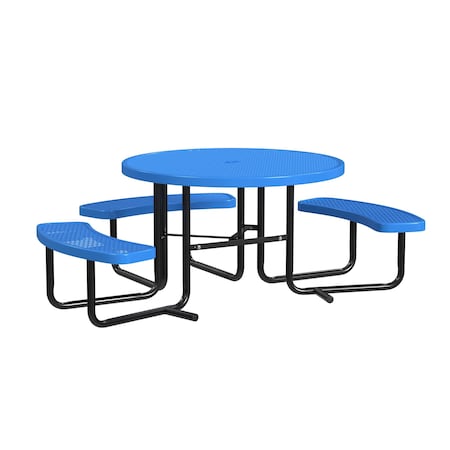 Round Expanded Table, 46 in, Blue MPN:T46ROP-ADA-BLUE