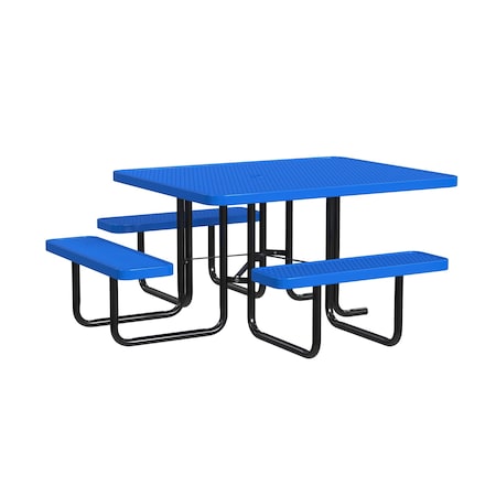 Square Expanded Table, 46 in, Blue MPN:T46SQP-ADA-BLUE
