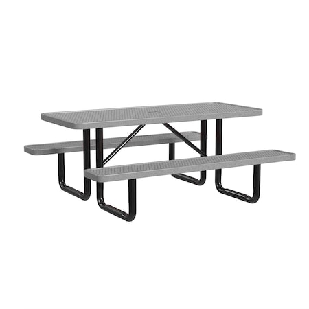 Picnic Table, Granite, Surface Mount, 6 ft L MPN:T6XPSM-GRANITE