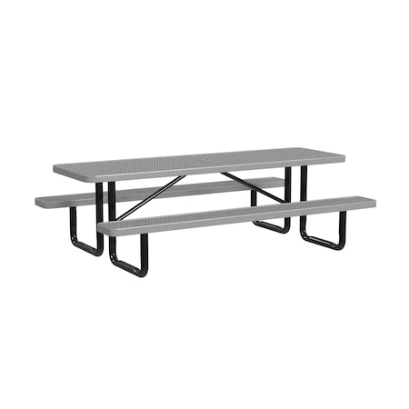Picnic Table, Granite, Surface Mount, 8 ft L MPN:T8XPSM-GRANITE