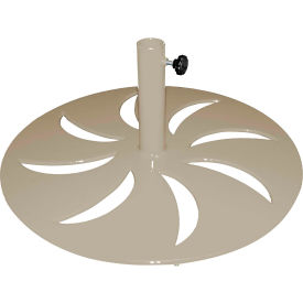 Leisure Craft™ Round Freestanding Umbrella Base 25 lb. Beige UMB-BEIGE