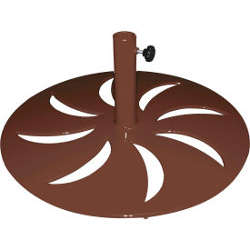 Leisure Craft™ Round Freestanding Umbrella Base 25 lb. Brown UMB-BROWN