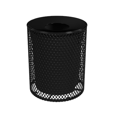 Outdoor Receptacle, 32 Gal, Black MPN:32EXPLNSML-BLACK