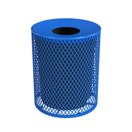 Outdoor Receptacle, 32 Gal, Blue MPN:32EXPLNSML-BLUE