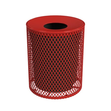 Outdoor Receptacle, 32 Gal, Red MPN:32EXPLNSML-RED