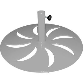 Leisure Craft™ Round Freestanding Umbrella Base 25 lb. Gray UMB-GRAY