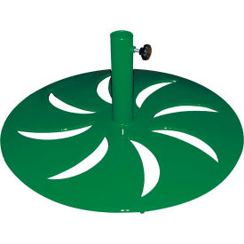 Leisure Craft™ Round Freestanding Umbrella Base 25 lb. Green UMB-GREEN