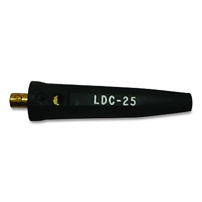 LDC-25 Male Connector -Black MPN:05423