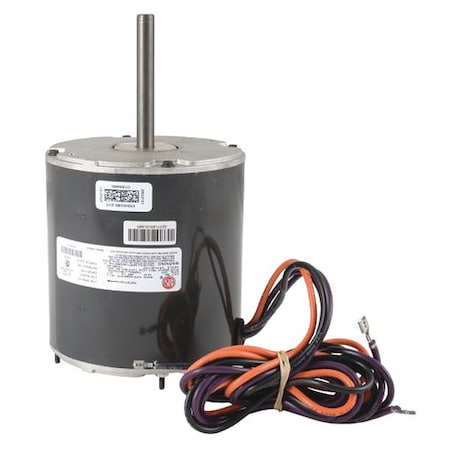 Motor, 1.2 HP, 460V, PSC, 460 VAC 1 Ph 60 HZ, 1 Phase, 1-1/5 MPN:25G21