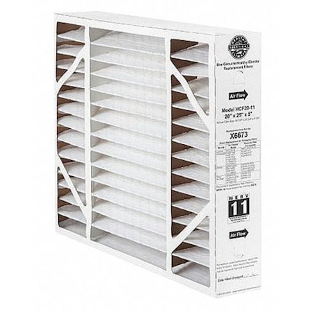 PleatedAirFilter, 16inX25inX5in, MERV11 MPN:X6670