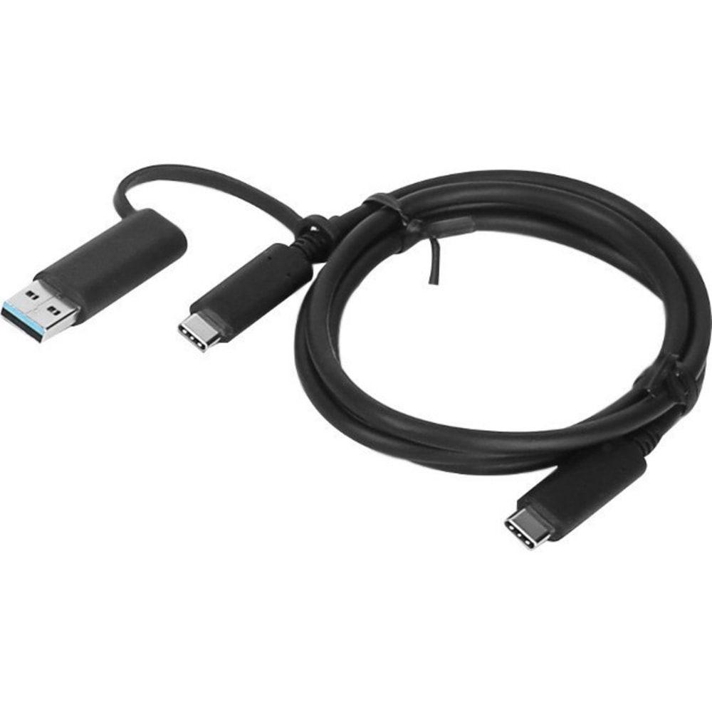 Lenovo Hybrid USB-C With USB-A Cable - 3.28 ft USB Data Transfer Cable - 4X90U90618 MPN:4X90U90618