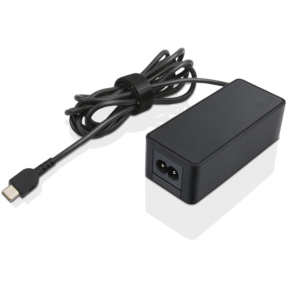 Lenovo 45W USB-C AC Adapter - 45 W - 120 V AC, 230 V AC Input - 5 V DC, 9 V DC, 15 V DC, 20 V DC Output - 3 A MPN:4X20M26252