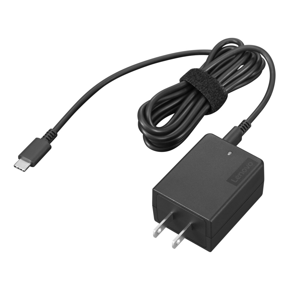 Lenovo 45W USB-C Portable Adapter, Black, GX20N20876 MPN:GX20N20876