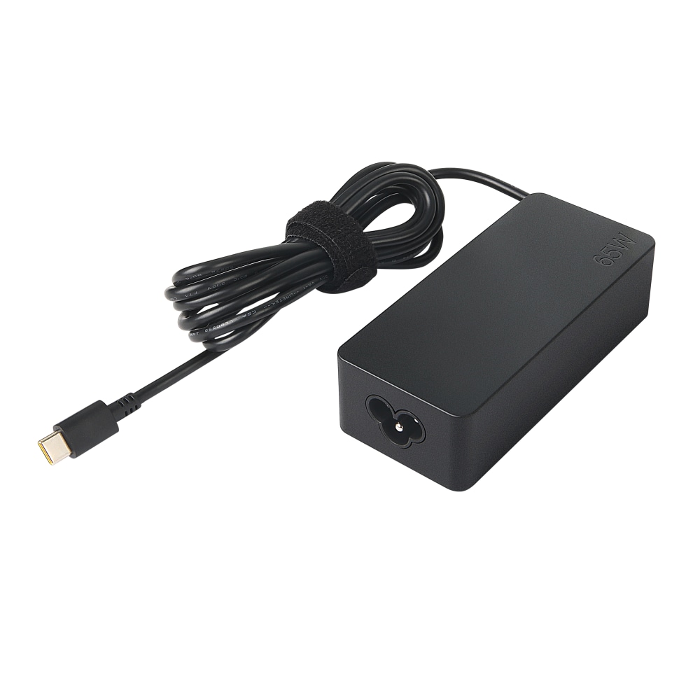 Lenovo USB Type-C 65W AC Adapter, 5.9ft, Black, GX20P92530 MPN:GX20P92530