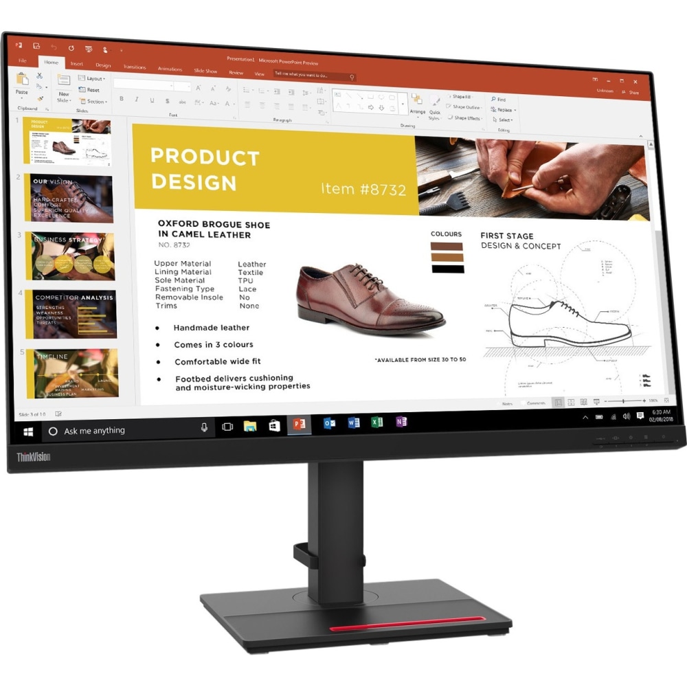 Lenovo ThinkVision P32P-20 31.5in 4K UHD WLED LCD Monitor - 16:9 - Raven Black - 32in Class - 3840x 2160 - 62A2GAR2US MPN:62A2GAR2US