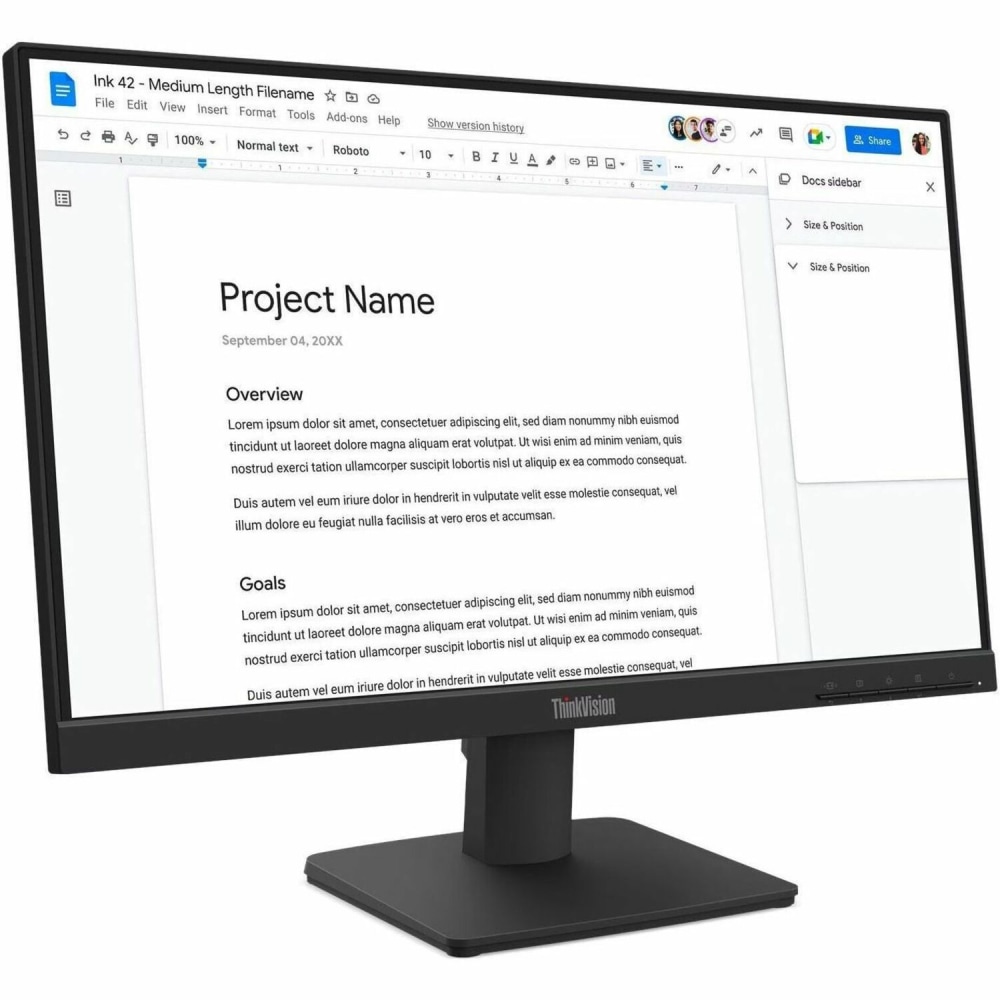 Lenovo ThinkVision S22-4e 22in Class Full HD LED Monitor MPN:64CBKAT6US