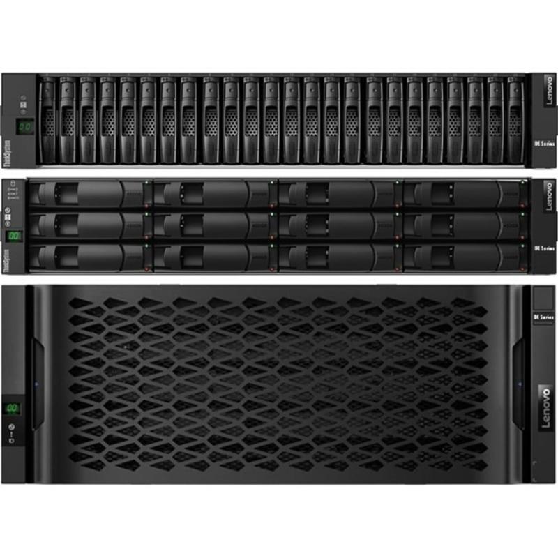 Lenovo DE240S Drive Enclosure - 12Gb/s SAS Host Interface - 2U Rack-mountable - 24 x HDD Supported - 24 x SSD Supported - 24 x Total Bay - 24 x 2.5in Bay MPN:7Y68A000WW
