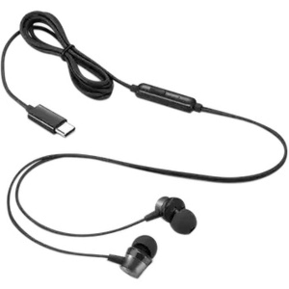 Lenovo USB-C Wired In-Ear Headphones - Lenovo USB-C Wired In-Ear Headphones MPN:4XD1J77351