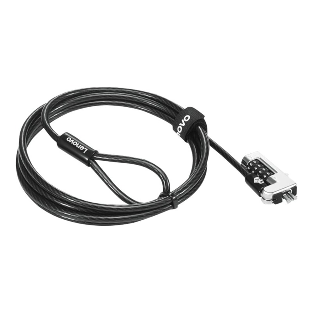 Kensington NanoSaver Combination - Security cable lock - black - for ThinkCentre M75t Gen 2; ThinkPad L13 Yoga Gen 3; T14s Gen 3; X13 Gen 3 MPN:4XE1F30277