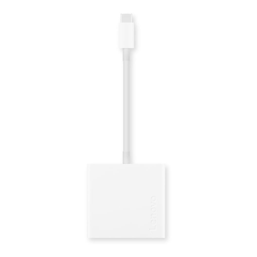 Lenovo USB-C 3-in-1 Travel Hub, 4K HDMI, VGA, USB 3.0, Simple Plug and Play - - GX90T33021 MPN:GX90T33021
