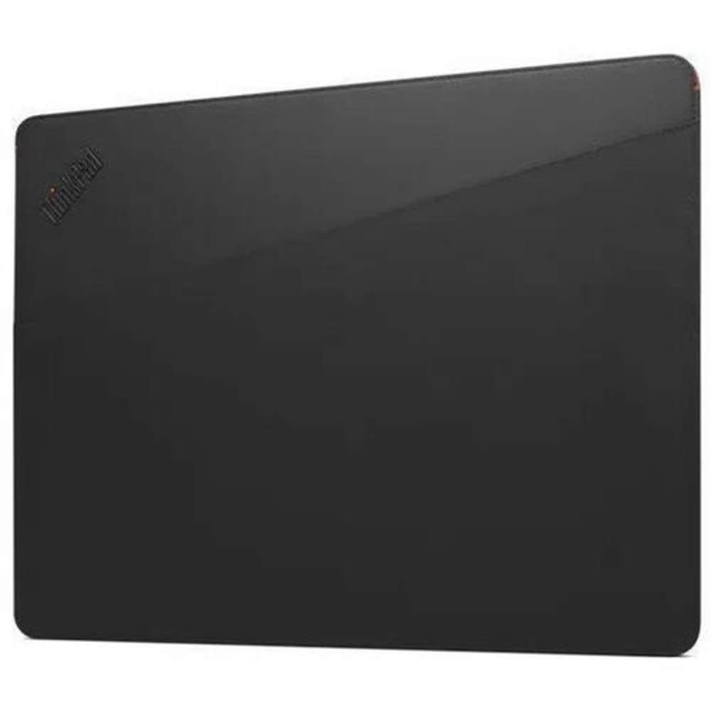 Lenovo Carrying Case (Sleeve) for 13in to 14in Notebook - Black - Plastic Body - Vegan Leather, Nylon Exterior Material MPN:4X41L51715