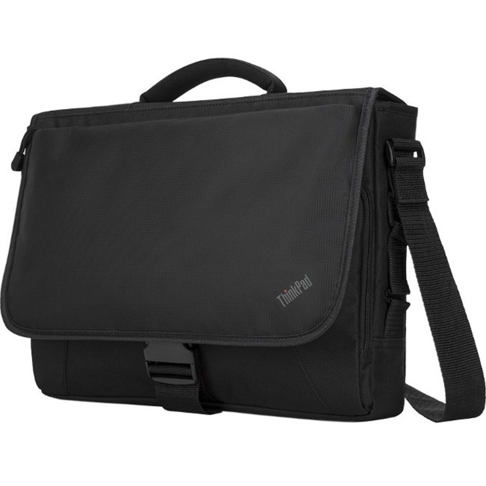 Lenovo Carrying Case (Messenger) for 15.6in Notebook - Black - Water Resistant - Nylon Body - Polyester Exterior Material - 4X40Y95215 MPN:4X40Y95215