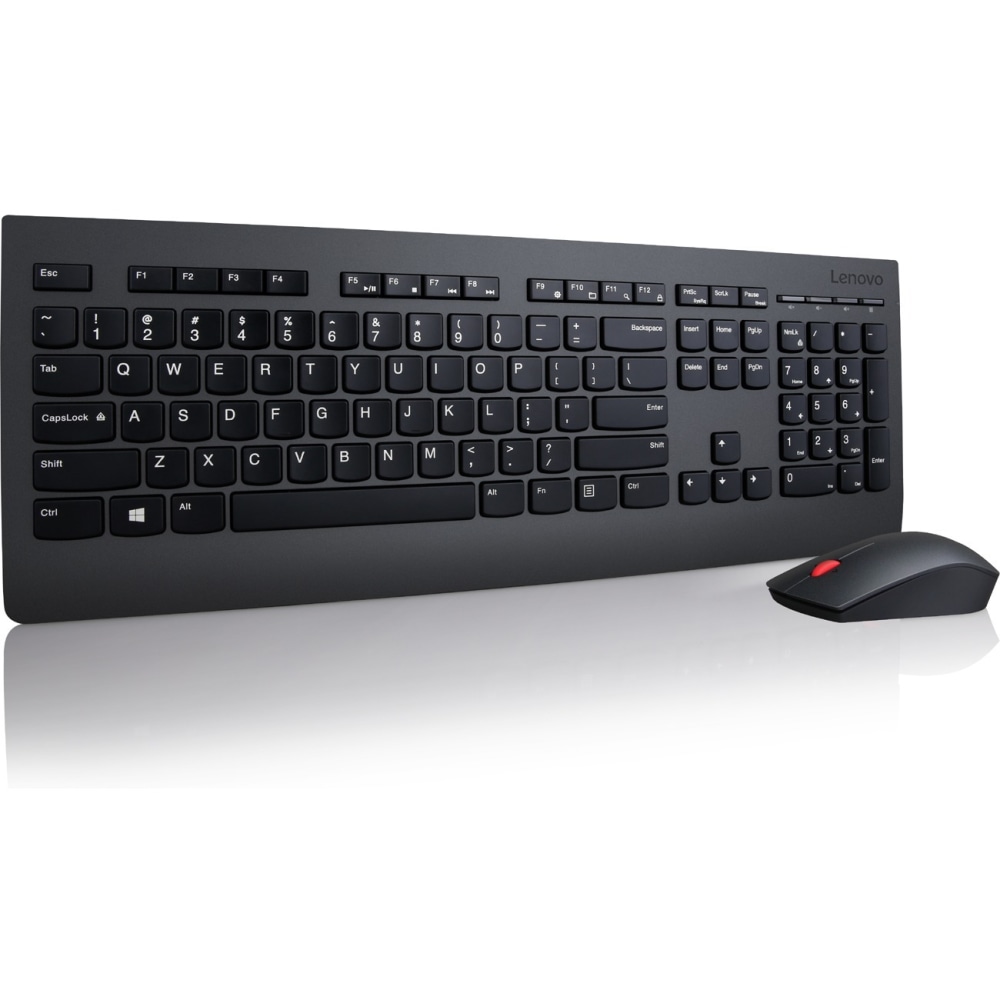 Lenovo Professional Wireless Keyboard & Mouse, Compact Keyboard, Laser Mouse MPN:4X30H56796