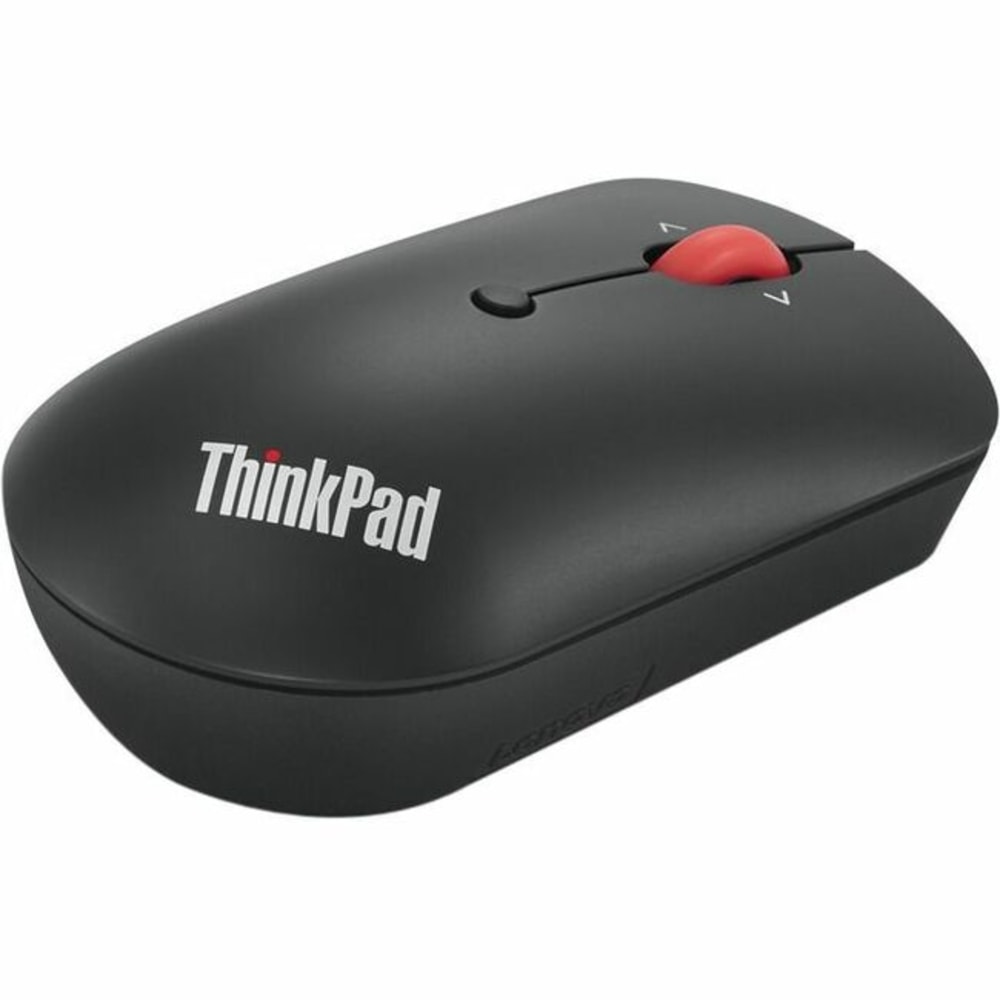 Lenovo ThinkPad USB-C Wireless Compact Mouse - Optical - Wireless - 2.40 GHz - Black - USB Type C - 2400 dpi - Scroll Wheel - Symmetrical MPN:4Y51D20848