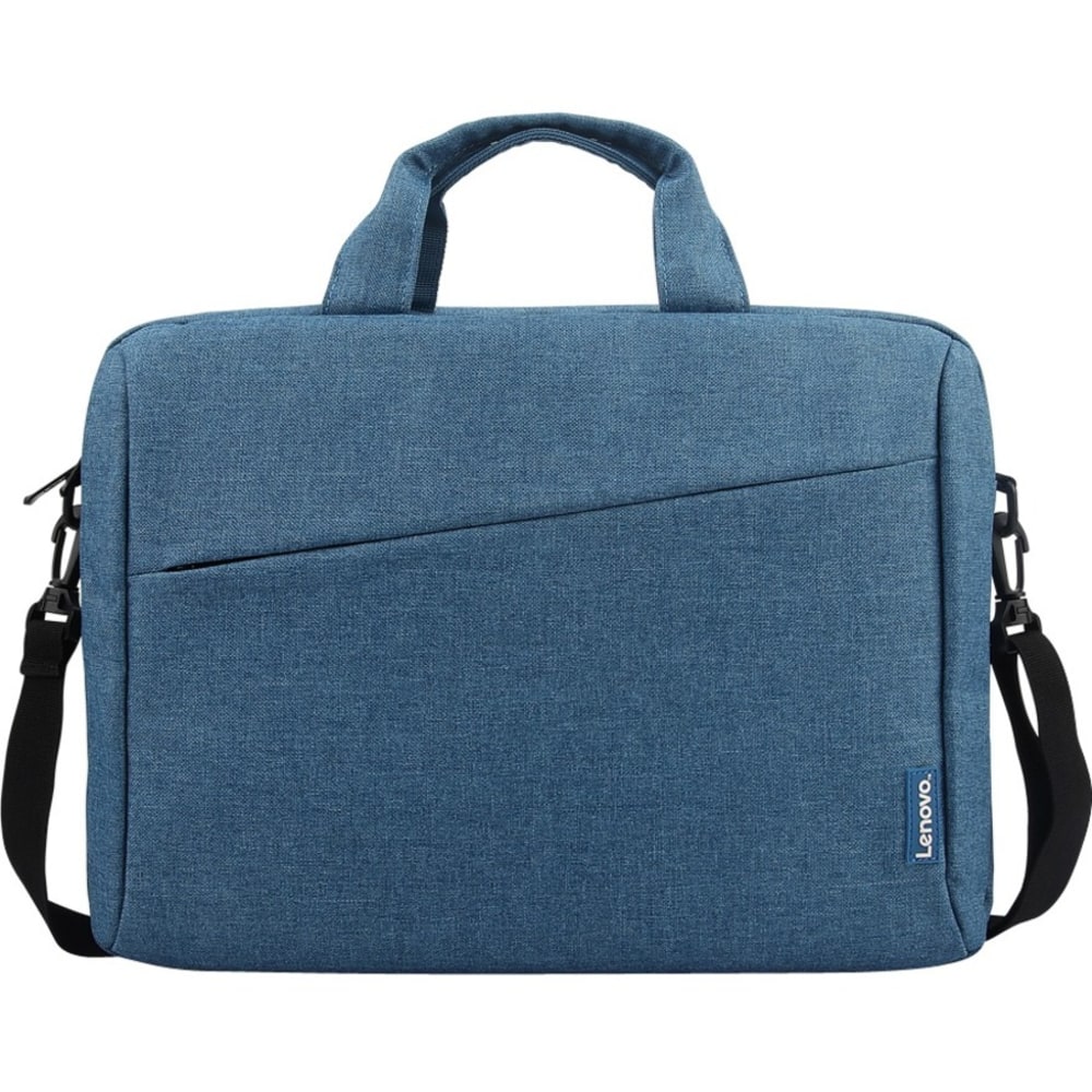 Lenovo T210 Carrying Case for 15.6in Notebook, Book - Blue - Water Resistant - Polyester Body - Handle MPN:GX40Q17230