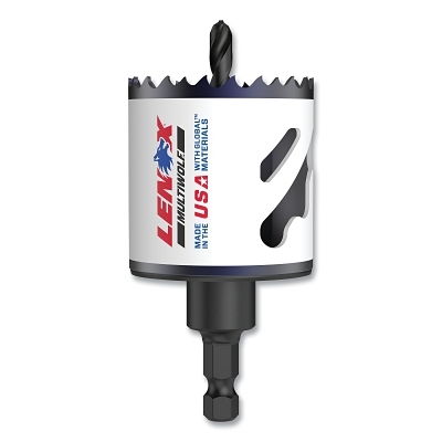 Bi-Metal Speed Slot Arbored Hole Saw 2-1/16