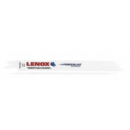 8 in x 10 TPI Reciprocating Saw Blade Combo Pack, LENOX MPN:22753OSB810R