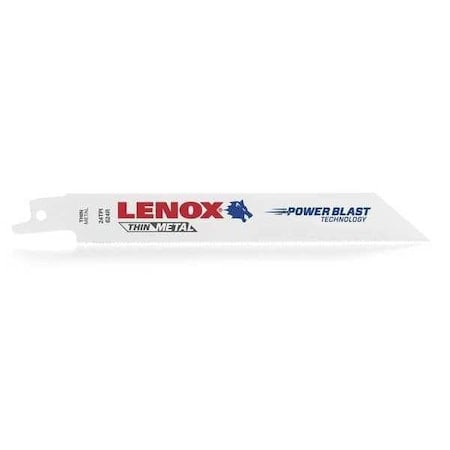 6 in L x 24 TPI Bi-Metal Reciprocating Saw Blade, 50 UNT, PK4 MPN:22757OSB624R