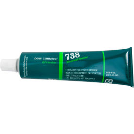 Dowsil™ 738 Electrical Silicone Sealant 90 ml Tube White 1949101 - Pkg Qty 12
