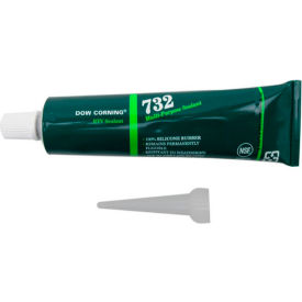 Dowsil™ 732 Multi-Purpose Silicone Sealant 90 ml Tube Black 2112531 - Pkg Qty 12
