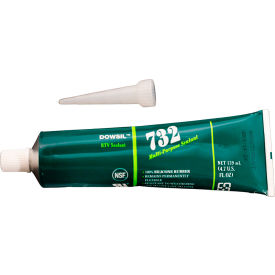 Dowsil™ 732 Multi-Purpose Silicone Sealant 139 ml Tube White 3138372 - Pkg Qty 12