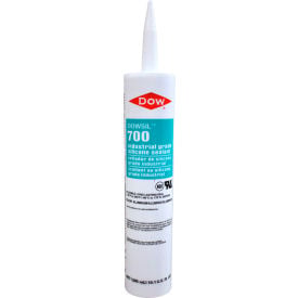 Dowsil™ 700 Industrial Grade Silicone Sealant 300 ml Cartridge Clear 4060067 - Pkg Qty 12