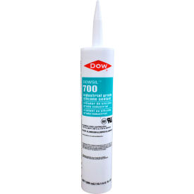 Dowsil™ 700 Industrial Grade Silicone Sealant 300 ml Cartridge Aluminum 4060123 - Pkg Qty 12