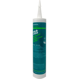 Dowsil™ 732 Multi-Purpose Silicone Sealant 300 ml Cartridge White 99179246 - Pkg Qty 12